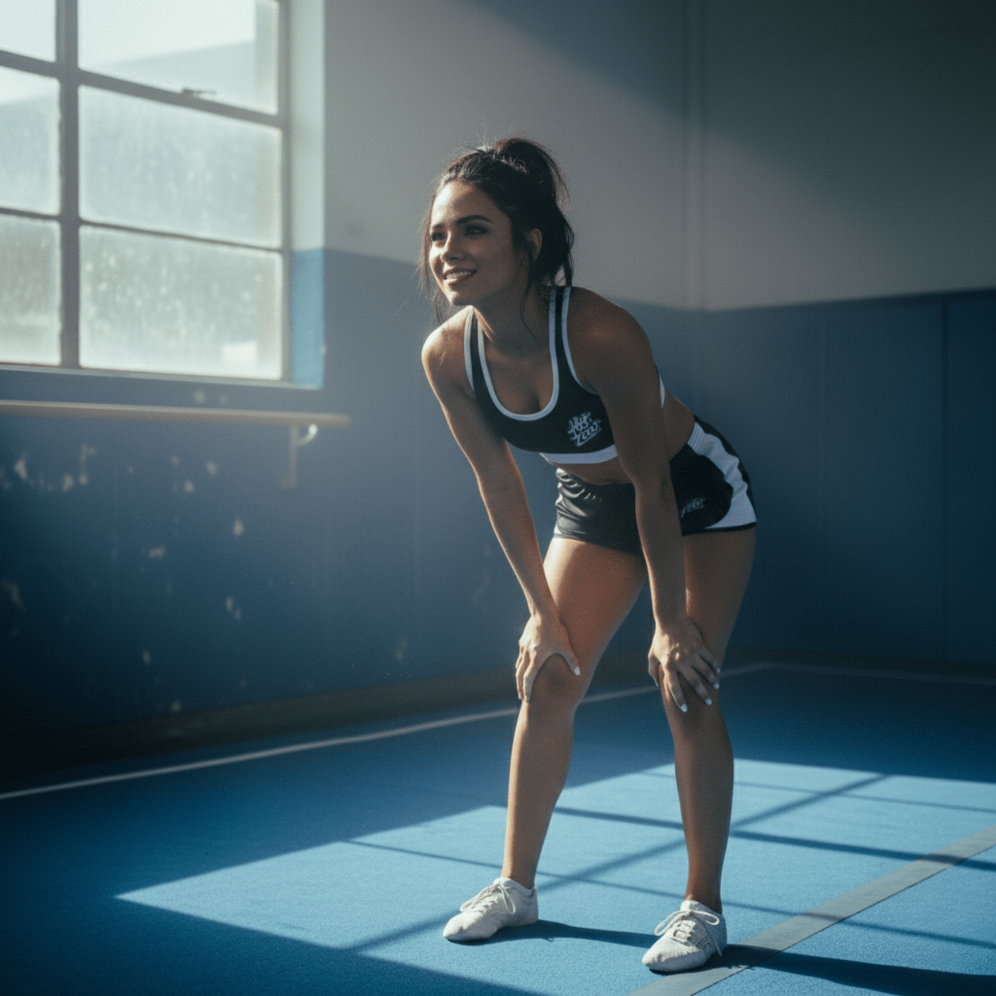 The Showtime Set: High-Performance Cheer Practice Sports Bra & Shorts - Hit Zero Athletics