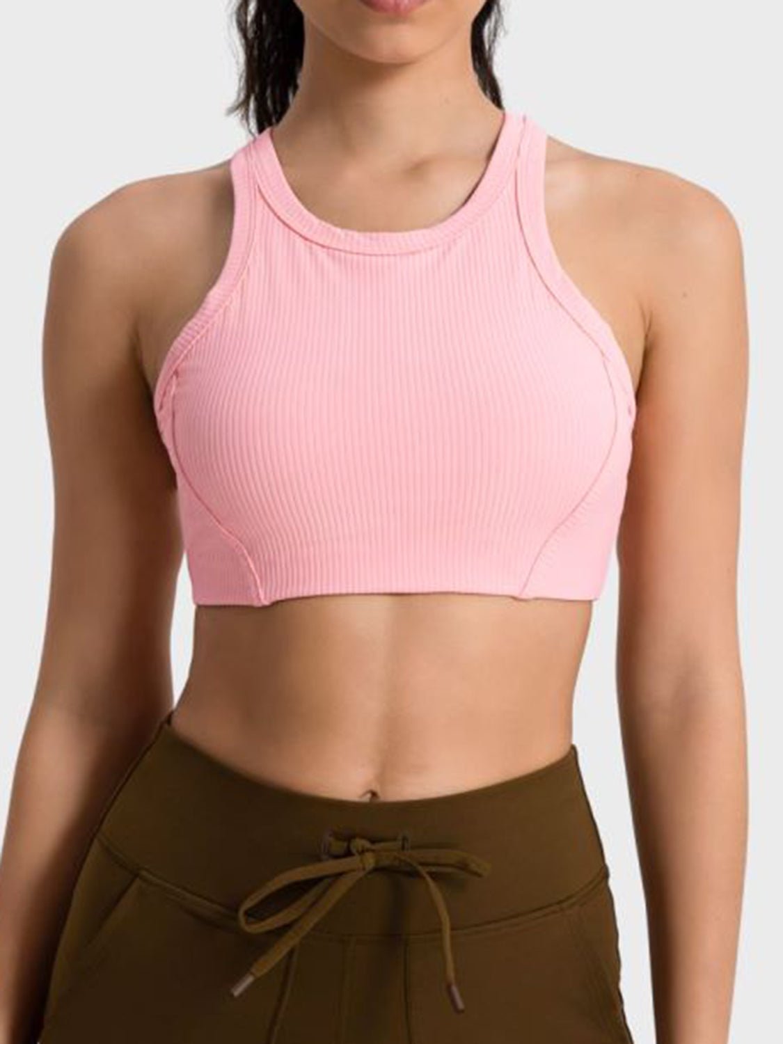 Cropped Performance Cheer Tank Top | Hit Zero White Label - Sports Bra - Hit Zero Athletics