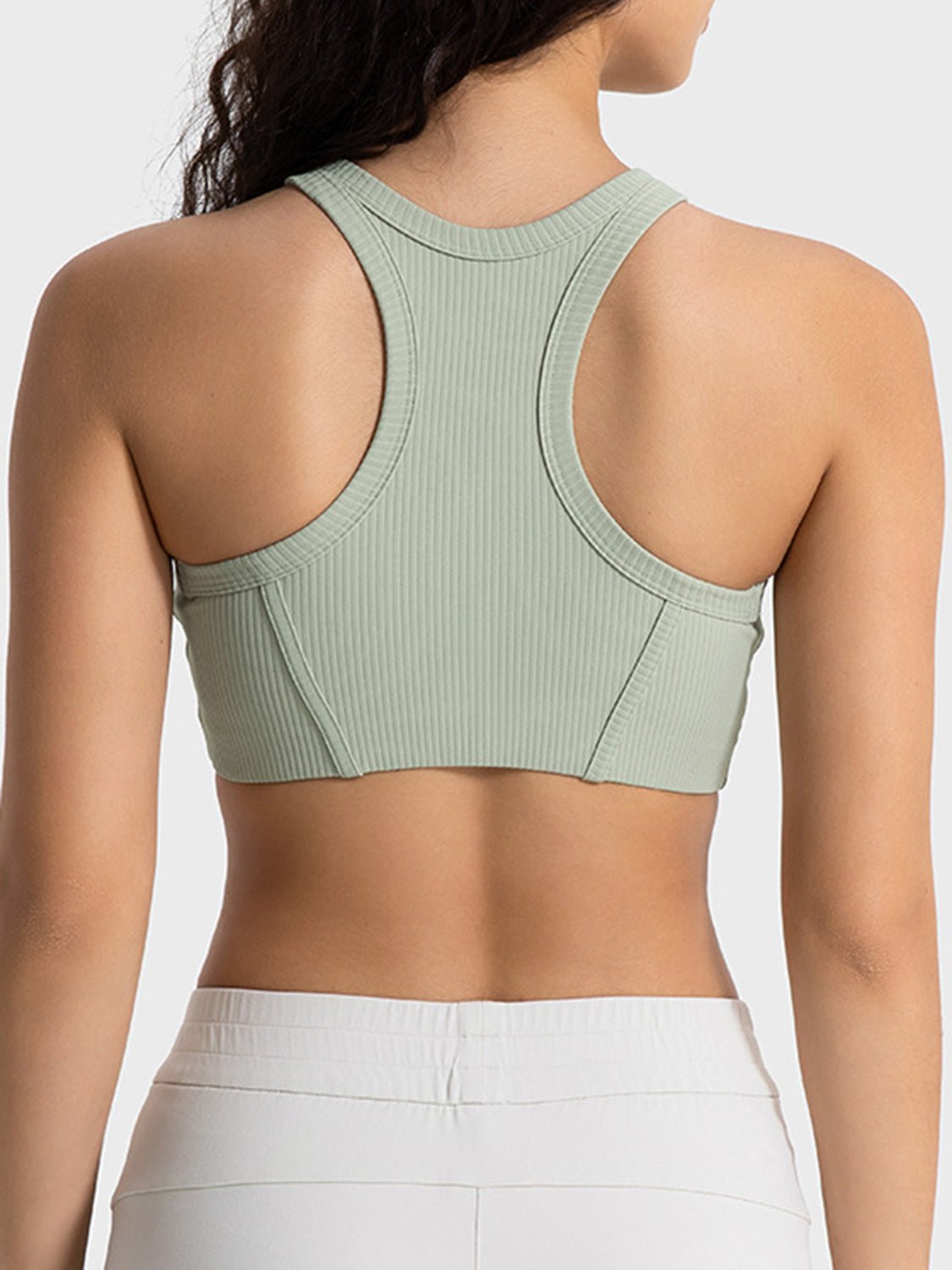 Cropped Performance Cheer Tank Top | Hit Zero White Label - Sports Bra - Hit Zero Athletics