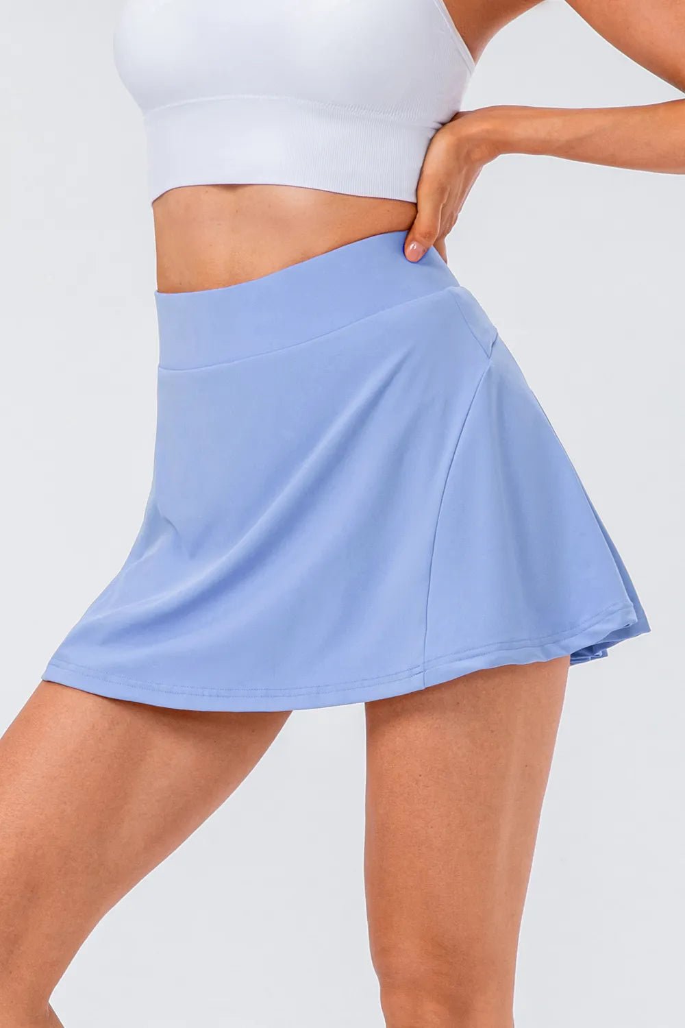 High - Rise Pleated Skirt | Hit Zero White Label - Skort - Hit Zero Athletics