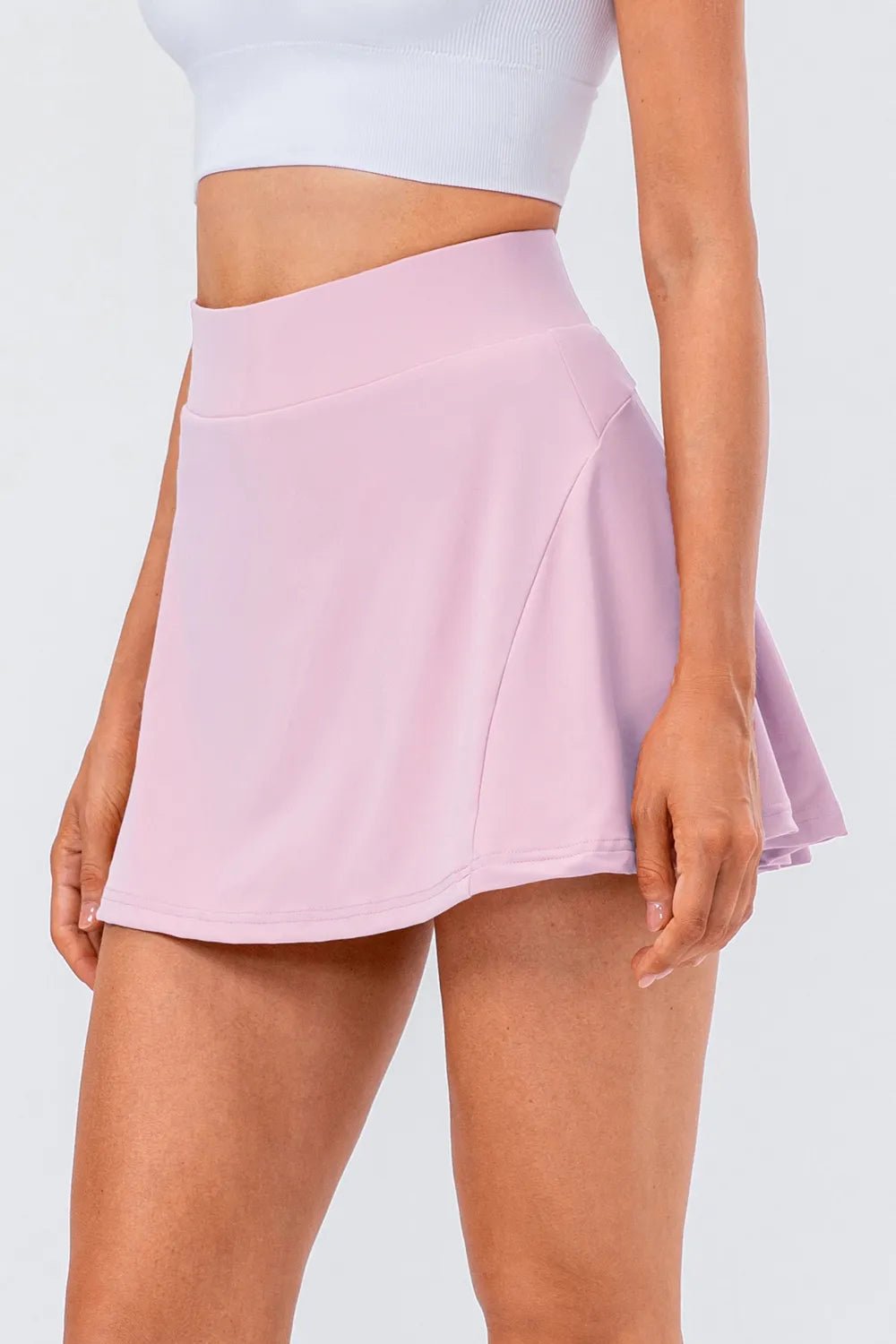 High - Rise Pleated Skirt | Hit Zero White Label - Skort - Hit Zero Athletics