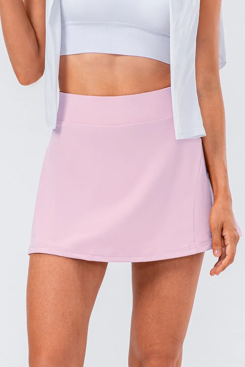 High - Rise Pleated Skirt | Hit Zero White Label - Skort - Hit Zero Athletics