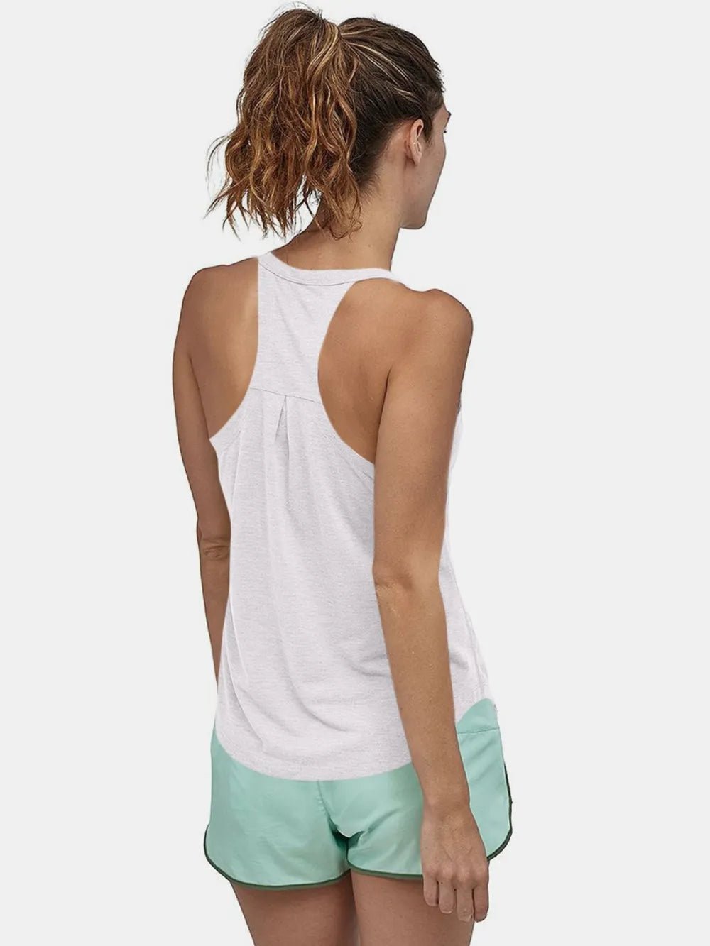 Hip - Length Active Tank Top | Hit Zero White Label - Tank - Hit Zero Athletics