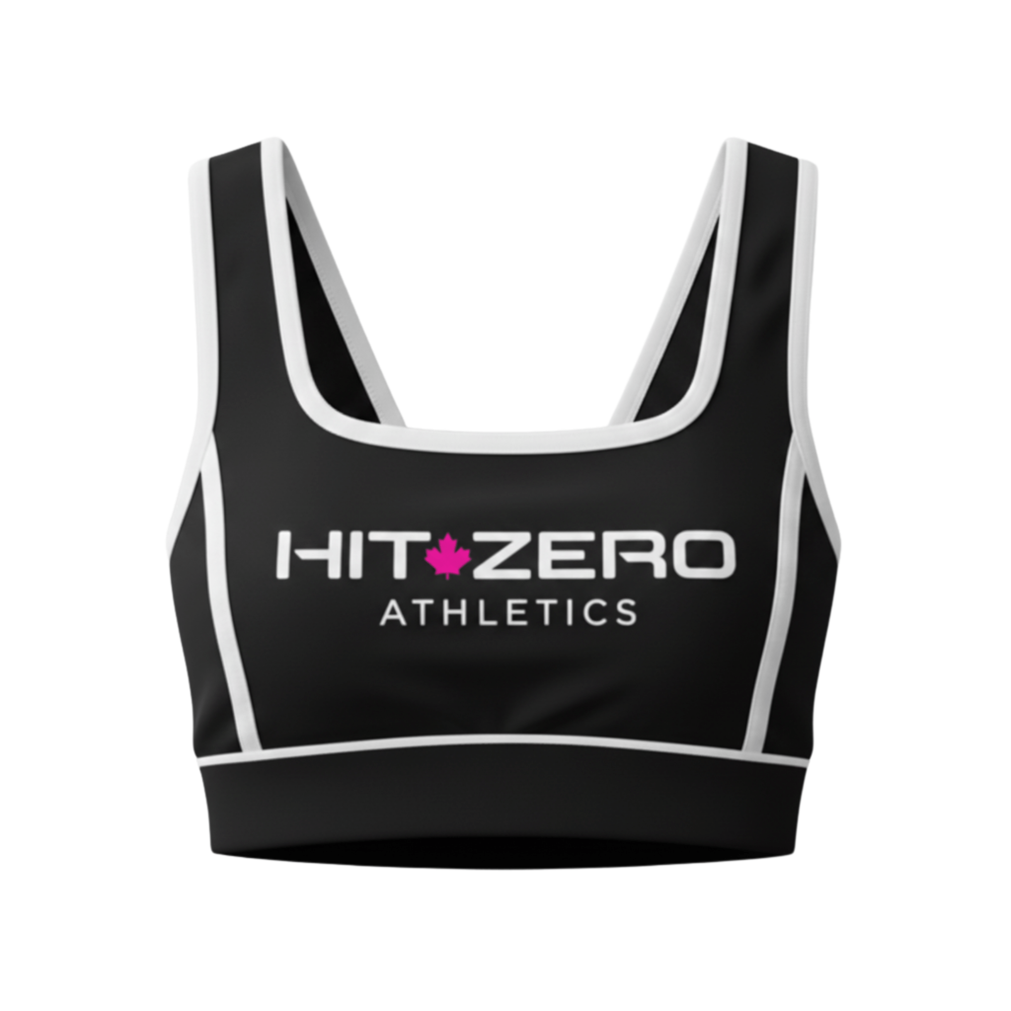 The Apex Performance Cheer Crop Top | Black - Sports Bra - Hit Zero Athletics