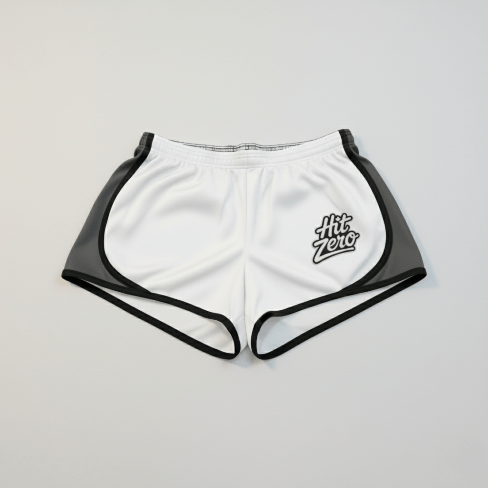 The Showtime Low Rise Lined Shorts 2.5" (White) - Sports Bra - Hit Zero Athletics