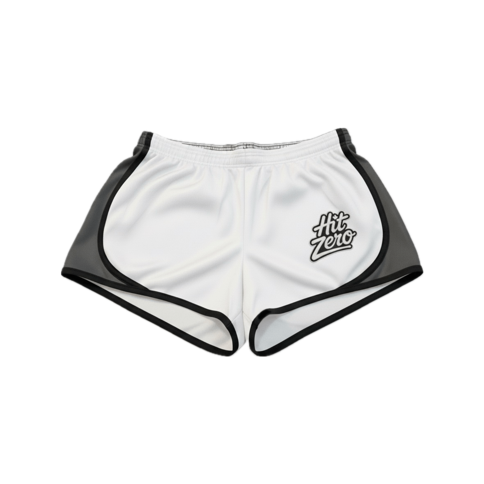 The Showtime Low Rise Lined Shorts 2.5" (White) - Sports Bra - Hit Zero Athletics