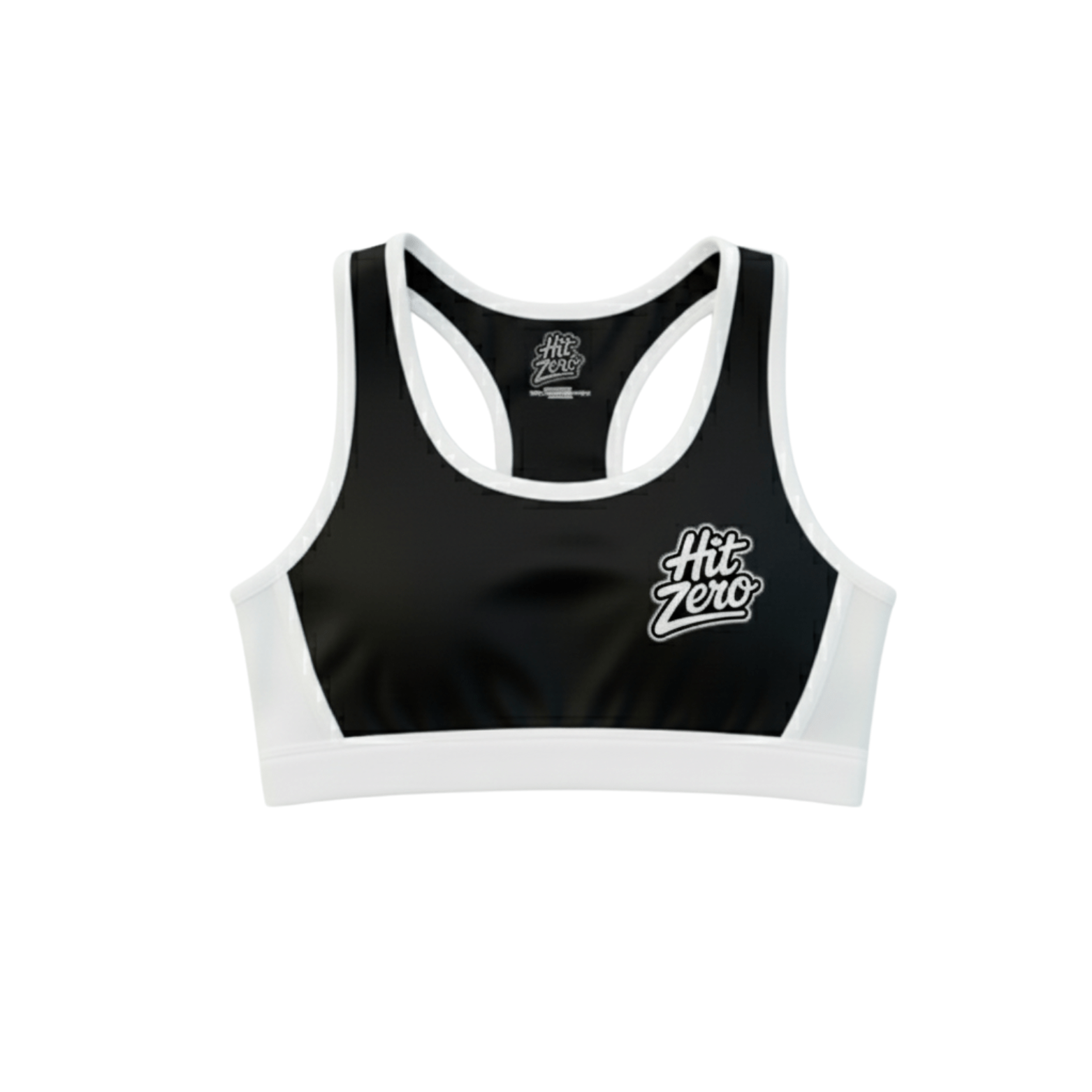 The Showtime Racerback Sports Bra (Black) - Sports Bra - Only at Hit Zero Athletics