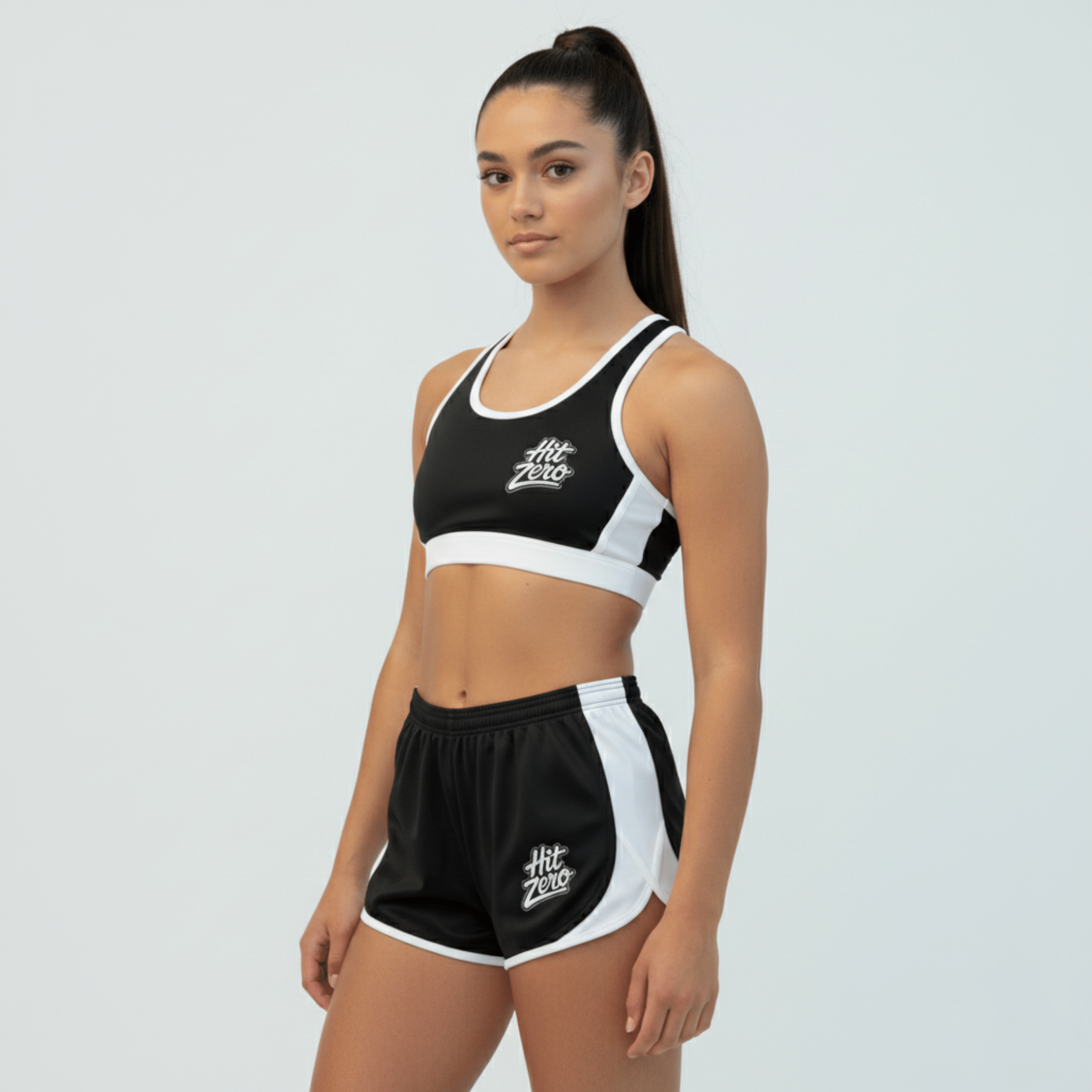 The Showtime Racerback Sports Bra (Black) - Sports Bra - Only at Hit Zero Athletics