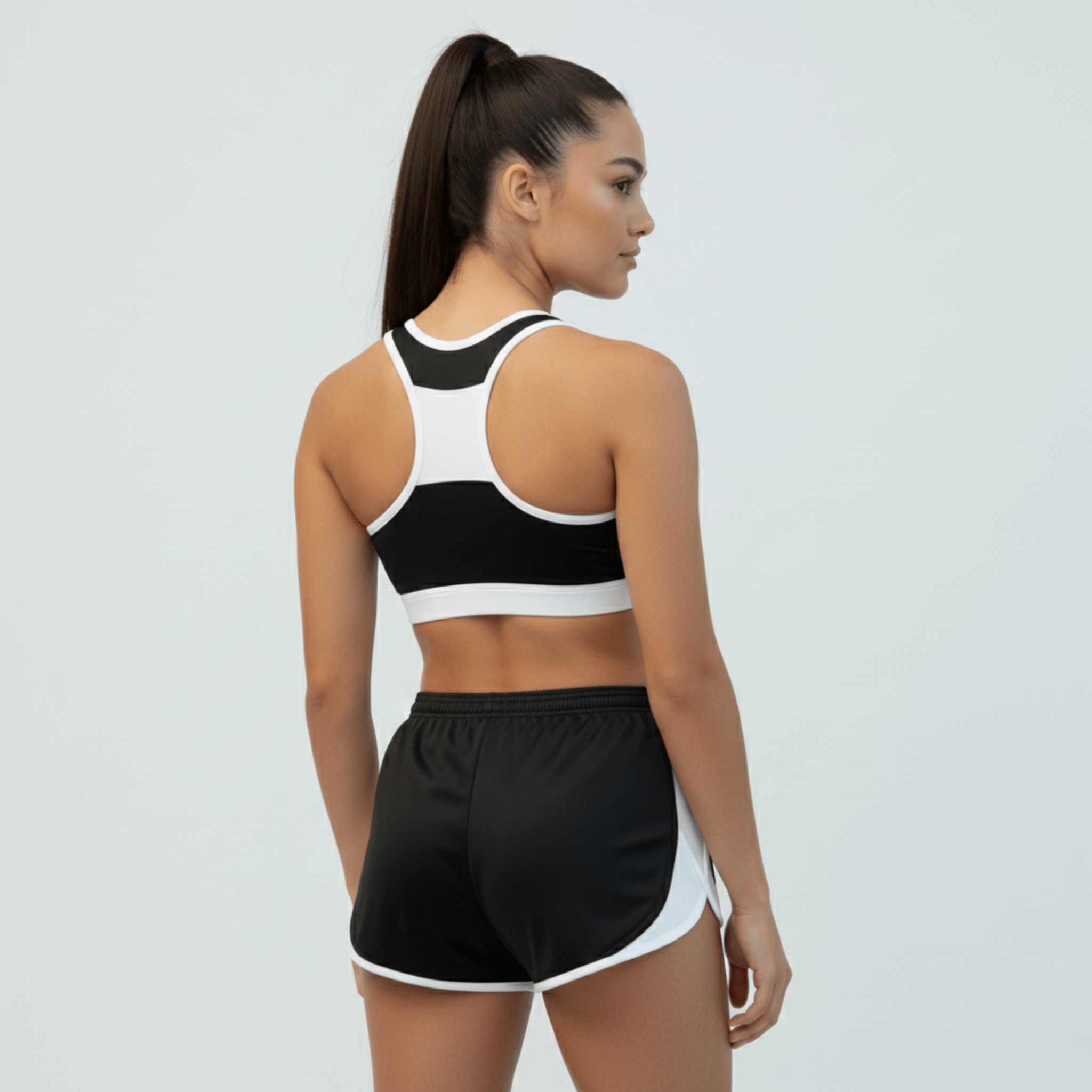The Showtime Racerback Sports Bra (Black) - Sports Bra - Only at Hit Zero Athletics