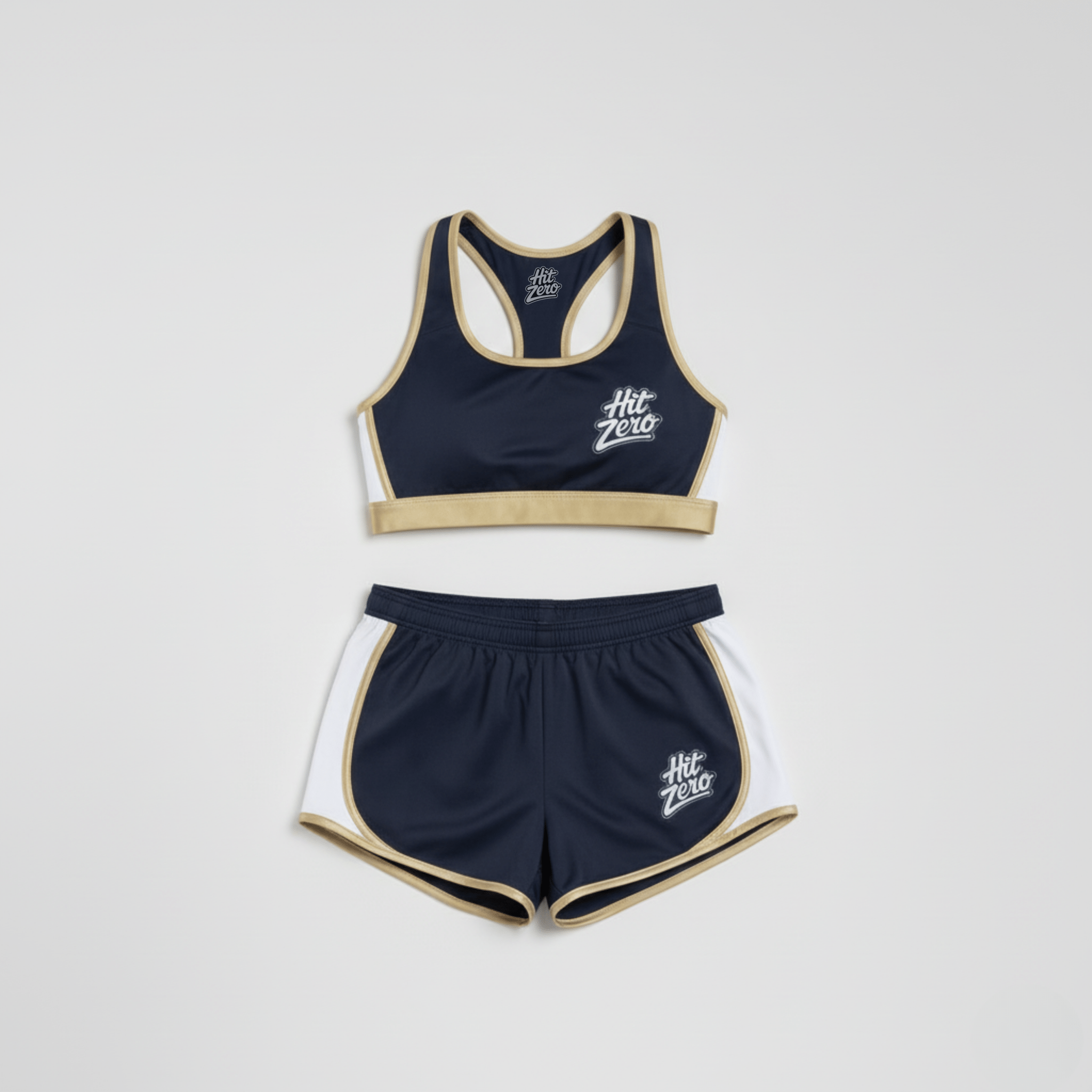 The Showtime Racerback Sports Bra (Navy) - Sports Bra - Hit Zero Athletics