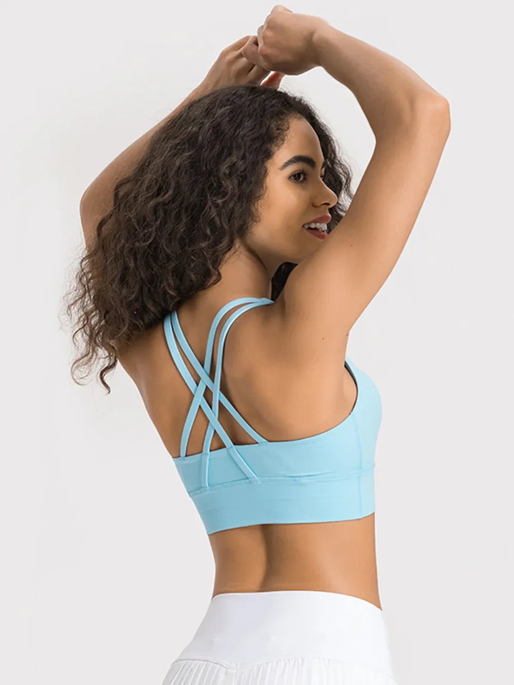 The Velocity CrissCross Bra | Hit Zero White Label - Sports Bra - Hit Zero Athletics