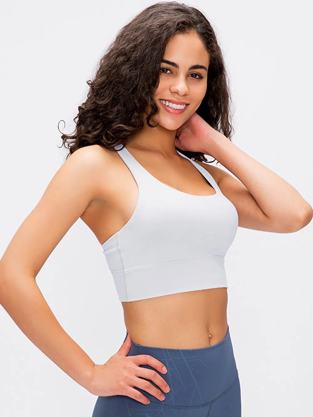 The Velocity CrissCross Bra | Hit Zero White Label - Hit Zero Athletics