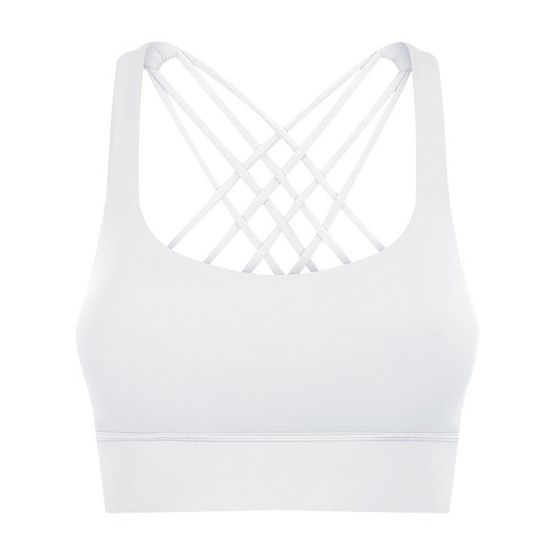 The Velocity Strappy Bra | Hit Zero White Label - Sports Bras - Hit Zero Athletics