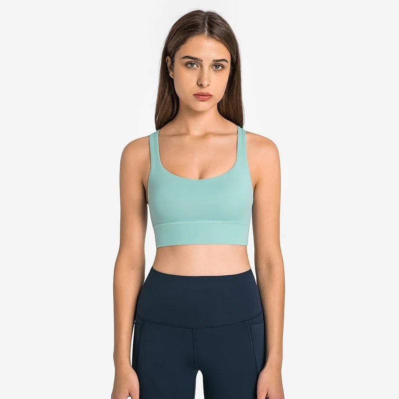 The Velocity Strappy Bra | Hit Zero White Label - Sports Bras - Hit Zero Athletics