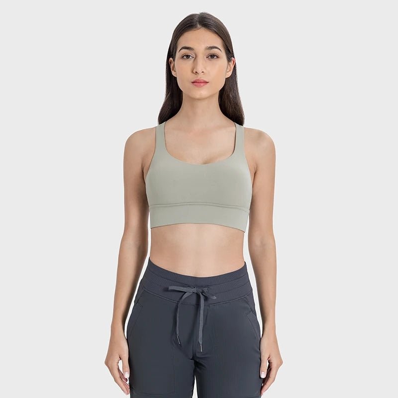 The Velocity Strappy Bra | Hit Zero White Label - Sports Bras - Hit Zero Athletics