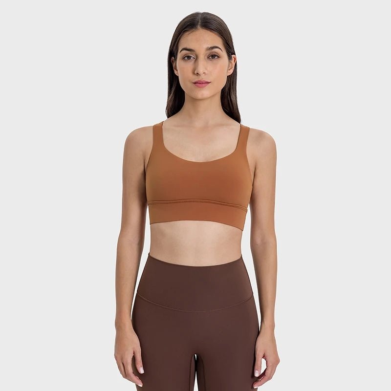 The Velocity Strappy Bra | Hit Zero White Label - Sports Bras - Hit Zero Athletics