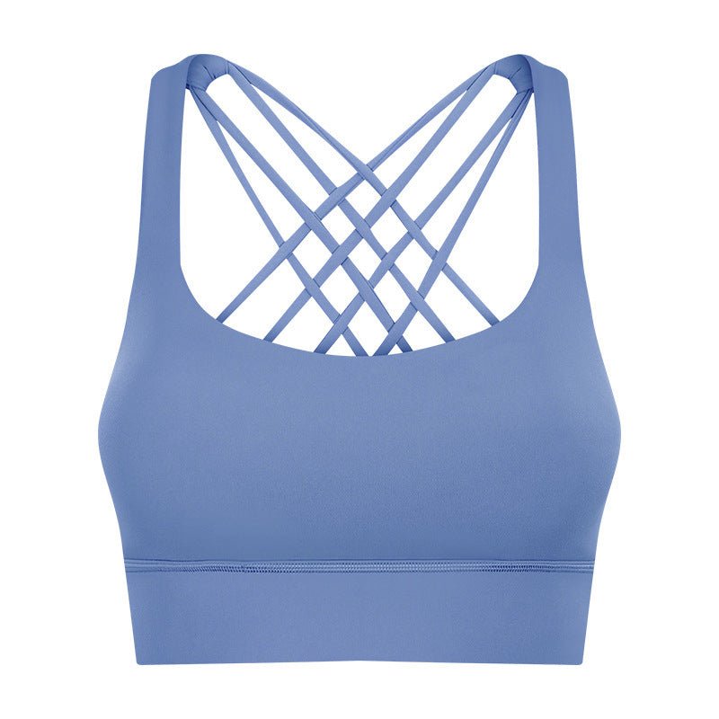 The Velocity Strappy Bra | Hit Zero White Label - Sports Bras - Hit Zero Athletics