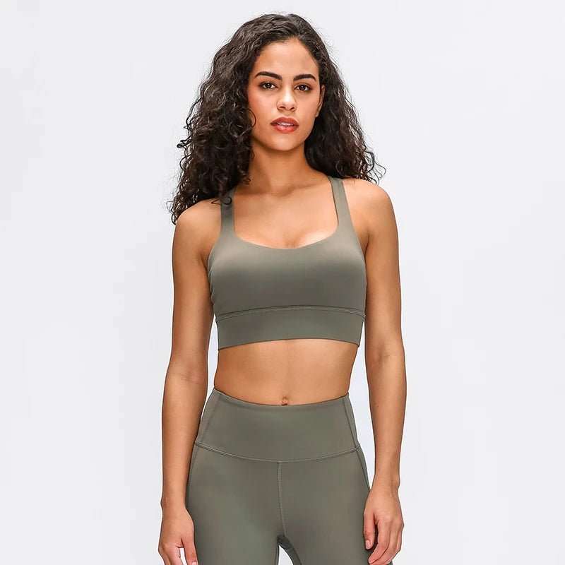 The Velocity Strappy Bra | Hit Zero White Label - Sports Bras - Hit Zero Athletics