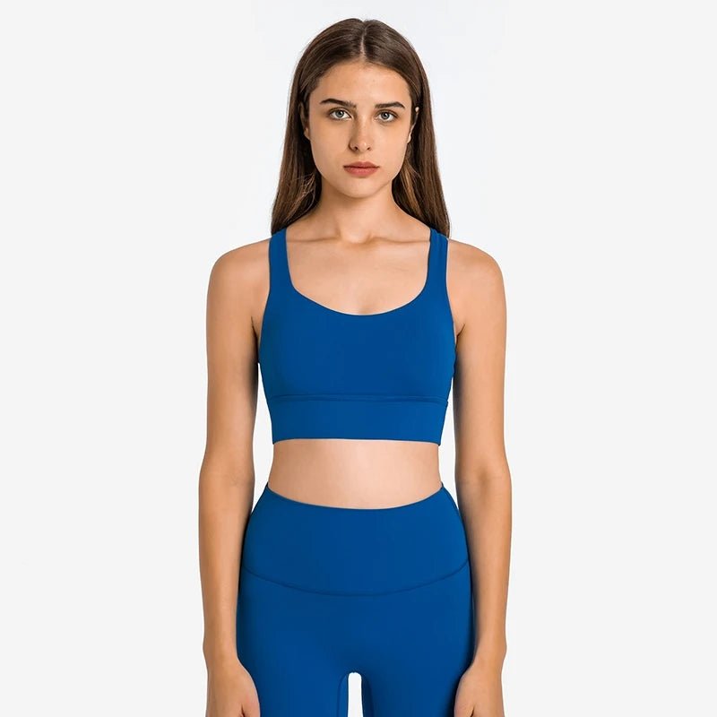 The Velocity Strappy Bra | Hit Zero White Label - Sports Bras - Hit Zero Athletics