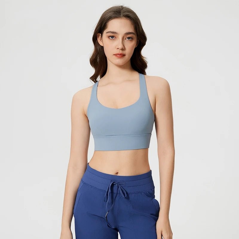 The Velocity Strappy Bra | Hit Zero White Label - Sports Bras - Hit Zero Athletics